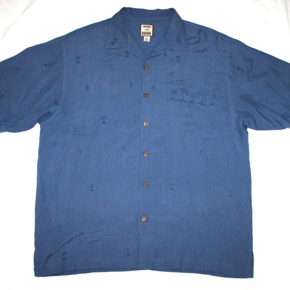 Tommy Bahama Other - Tommy Bahama Mens Short Sleeve Hawaiian 100% Silk